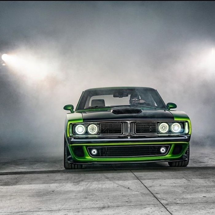 Dodge charger top custom headlights