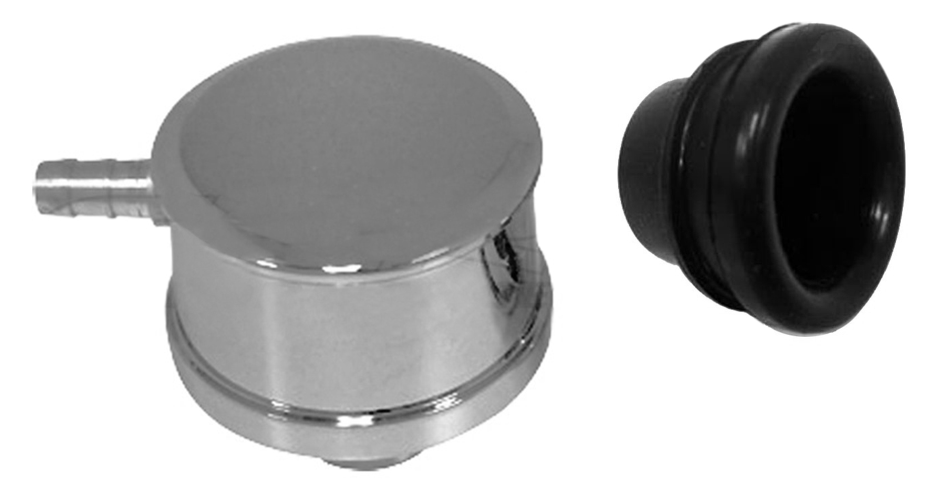 Pushin Breather w/ PCV Valve & Grommet