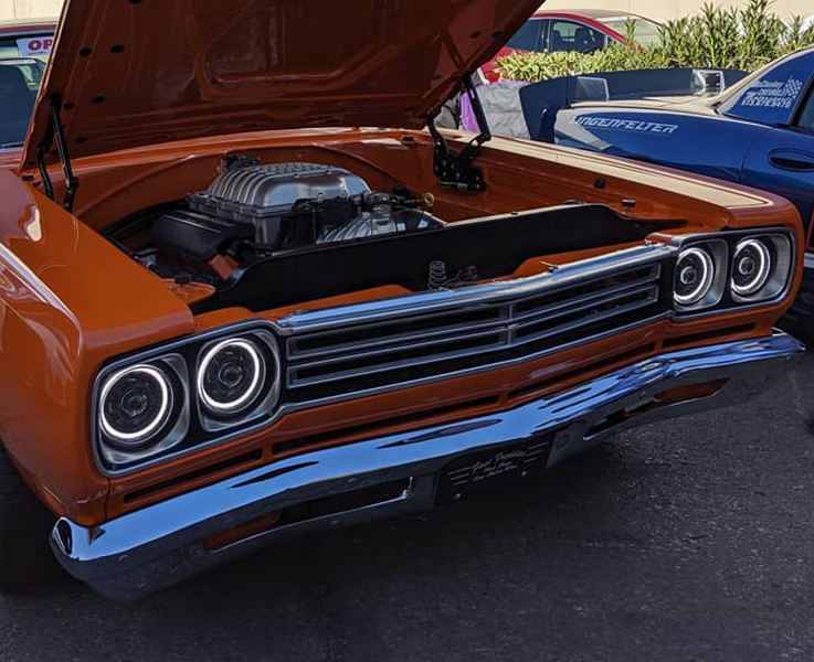 dodge coronet black headlights