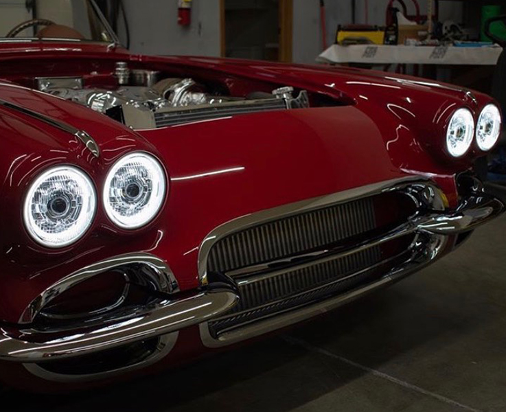 corvette black headlights